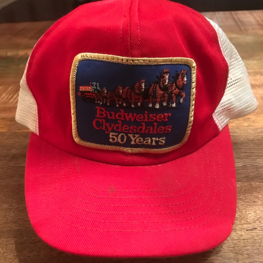 Vintage Trucker Budweiser SnapBack hat